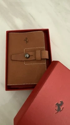 Ferrari Genuine leather card case Beige limited Collection- Wallet - Image 1 of 4