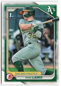 Ryan Lasko 2024 Bowman Prospects novato - Oakland Athletics - Imagen 1 de 2