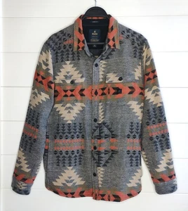 Roark x Pendleton Andes Flannel Shirt Jacket Mens Wool Snap Button Medium Aztec - Picture 1 of 14