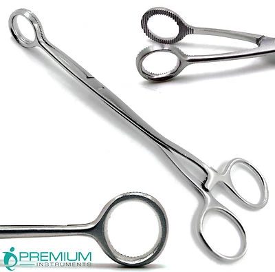 Pinzas de agarre de lengua Collins mandíbulas de 6,5" de ancho 20 mm instrumentos quirúrgicos Foto 1 de 4