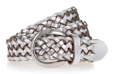 Tamaris cintura Leather Belt W95 Silver - Immagine 1 di 2