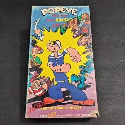 United American Video | Popeye The Sailor Meets Sinbad & Ali Baba VHS - Image 1 of 4