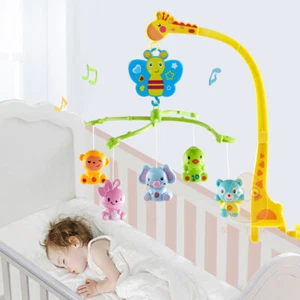 Baby Mobile Crib Bed Toy Melodies Song Hanging Rattle Toy Spinning Nursery Gift - Picture 1 of 9