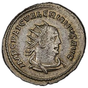 Ancient Rome Imperial Valerian I Brockage Antoninianus 4.22gr 23mm - Picture 1 of 2