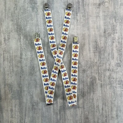 Hostess Potato Chips Munchies Mascot Suspenders Vintage Fashion Accessory Retro - Image 1 of 4