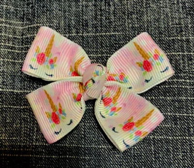 Unicorn  (2 Inches) Baby Magic Hairbows Non Slip Clips - Image 1 of 4