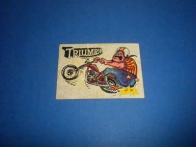 ODD RODS Donruss sticker #1 TRIUMPH related Odder Fantastic/Fabulous 1969-1973 - Image 1 of 4