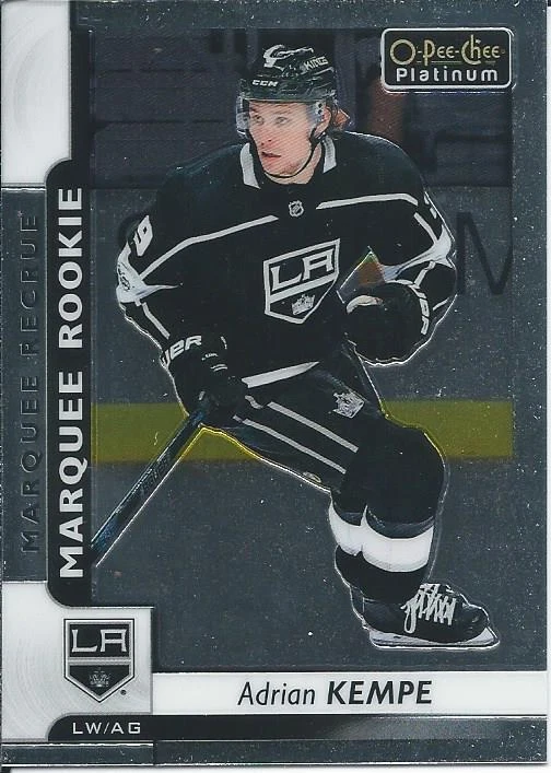 2017-18 UD OPC O-Pee-Chee Platinum ADRIAN KEMPE Rookie #154 Los Angeles Kings - Image 1 of 1