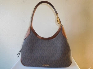 New Michael Kors Kelsey Large Logo Shoulder Bag, Tote Bag, Purse - Picture 1 of 8