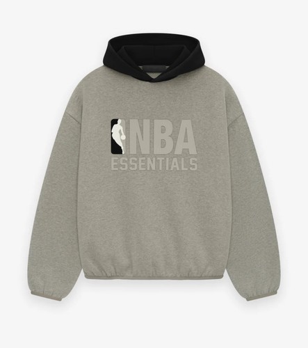 FEAR OF GOD FELPA PAURA DI DIO ESSENTIALS X NBA GRIGIA ALL STAR Taglia X LARGE CONFERMATA ✅✅