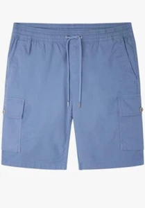 Hackett Leinen Cargo Shorts blau in Herren Größe W42 BRANDNEU - Bild 1 von 4
