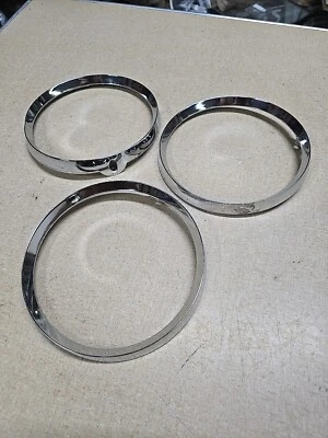 3 1965 Oldsmobile Delta 88 98 Jetstar 88 GM хромированные ободки фар # 589867 65 - Изображение 1 из 4