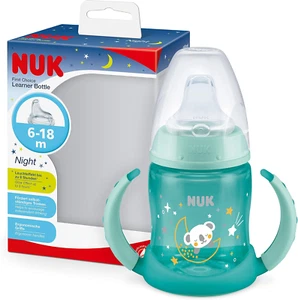 NUK First Choice Sippy Cup Night | 6-18 Months | 150 ml Glow in the Dark Handles - Picture 1 of 8