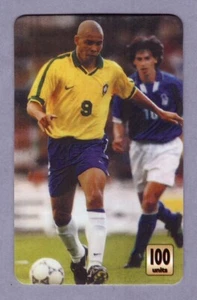 RONALDO Brasil Scheda Telefonica MCI Telephon Card 100 Units NO Sip Telecom - Picture 1 of 2
