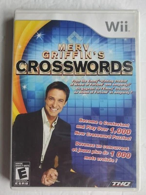 Merv Griffin's Crosswords - Nintendo Wii Brand New Sealed 2007 THQ  - Image 1 of 2