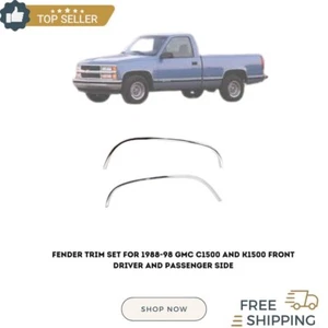 Fender Trim Set For 1988-98 GMC C1500 and K1500 Front Driver and Passenger Side - Picture 1 of 11