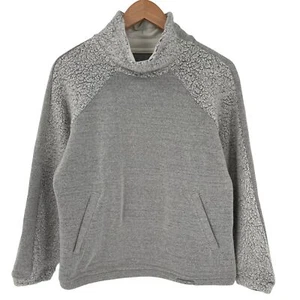 Prana Lockwood Pullover Wollmischung Knochen meliert grau Stehkragen Damen XS - Bild 1 von 10