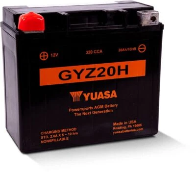Batería Yuasa GYZ20H 12V sin mantenimiento para Honda V65 Magna VF1100C 1983-86 Foto 1 de 3