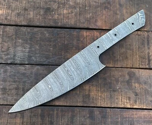 Damascus Steel Custom Handmade Chef Knife Blank Knife Making Supplies KPro 26 - Picture 1 of 7