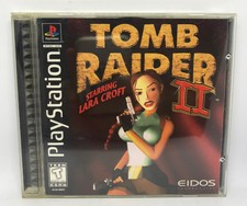 Tomb Raider II Starring Lara Croft Black Label (PS1) Fast Free Shipping Day Of