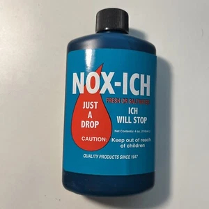 Weco Nox Ich 4 Oz Just A Drop Fresh OR Salt Treatment - 1 Drop Per Gallon NEW - Picture 1 of 2
