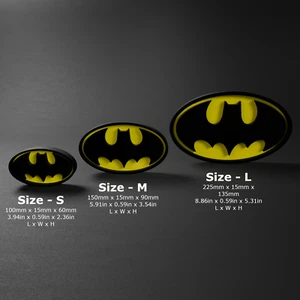 Batman 1989 - Cartel de exhibición de logotipo impreso en 3D de películas/cómics - Imagen 1 de 3
