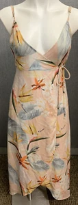 Show Me Your Mumu Dress Womens XXS Floral Deep V Neck Meghan Wrap Maxi - Picture 1 of 10