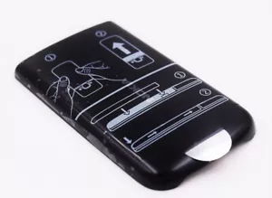 Original Nokia 6700 Classic Battery Cover Black Matte - Picture 1 of 2