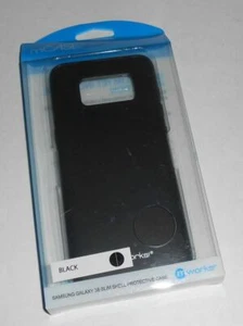 MCASE BLACK HARD SLIM SHELL COVER BACK PROTECT CASE FOR SAMSUNG GALAXY S8 - NEW - Picture 1 of 3