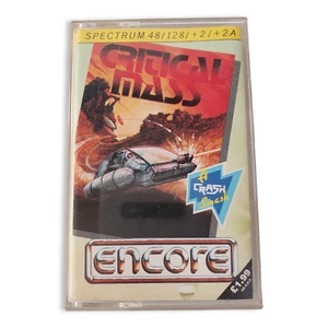 Retro Critical Mass Encore ZX Spectrum Game Cassette Tape - Picture 1 of 3