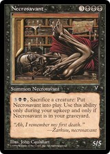 NECROSAVANT ~mtg NM Visions Rare x1