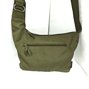 Vera Bradley Umhängetasche einfarbig olivgrün verstellbar Handtasche Geldbeutel - Bild 1 von 10