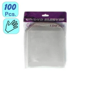 2x OMEGA CD/DVD-Folienumschläge 125x135mm,30mm Klappe,ohne Kleber,90Mikron-100St - Afbeelding 1 van 1