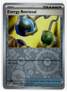 Pokemon Scarlet Violet Base SV1 Reverse Holo 171/198 Energy Retrieval - Picture 1 of 1