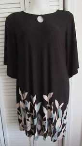 Dana Buchman Bell Sleeve Dress Size L NWTS - Picture 1 of 8