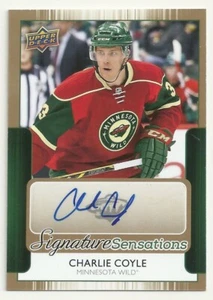 2014-15 UPPER DECK HOCKEY - CHARLIE COYLE AUTOGRAPH - SIGNATURE SENSATION - WILD - Picture 1 of 2