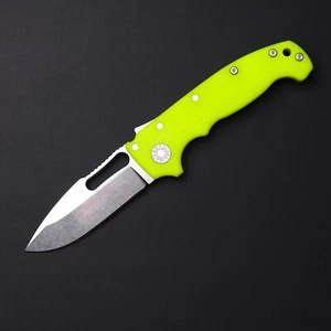 Demko Knives AD20S Harpoon Drop Point Exclusive - DayGlow G10 / 20CV - Picture 1 of 11