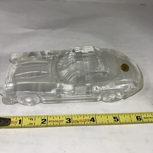 Mercedes Benz 300sl Crystal Glass Paperweight Room Decor 6-1/2” Original Label - Picture 1 of 7