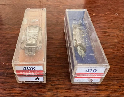 PAIR OF ASTATIC CERAMIC PHONO PICKUP CARTRIDGES WITH STYLUS 408 & 410 - Image 1 of 4