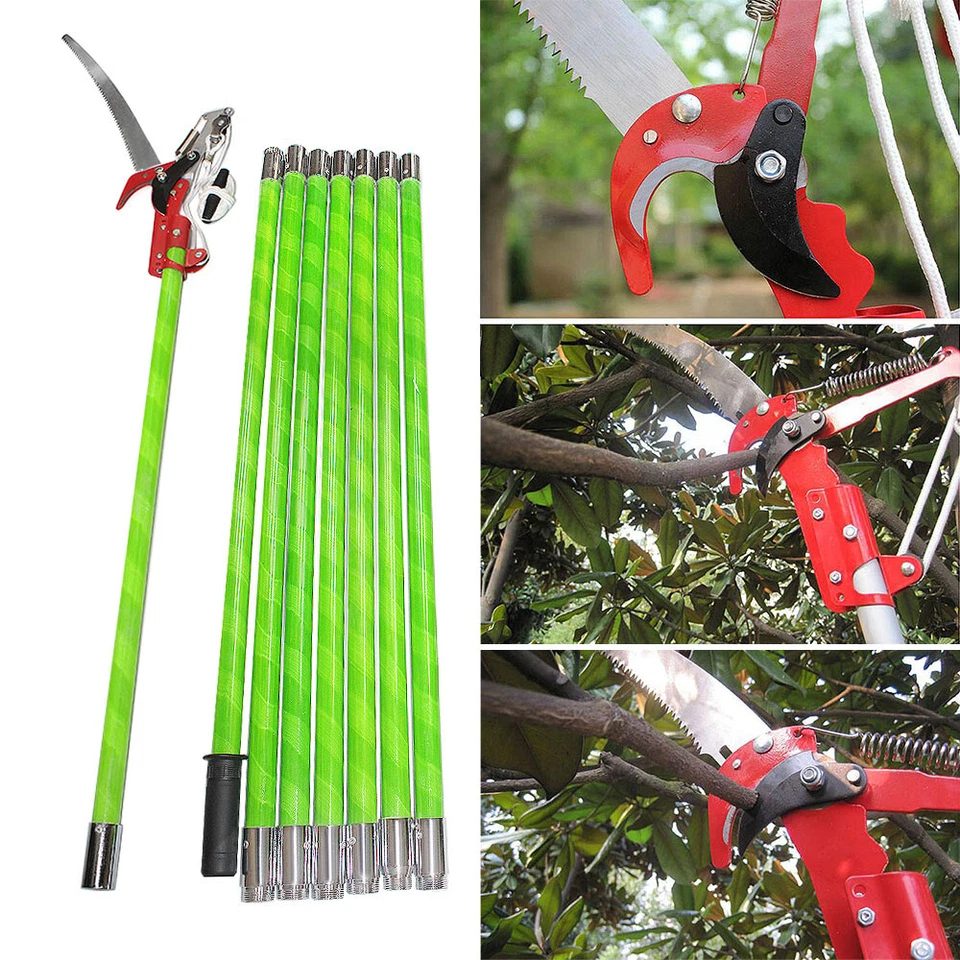 26 ft. Tree Pruner Pole Saw Blade Branch Limb Pruning Trimmer Cutter Extendable - Image 1 of 4