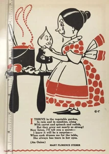Cocinar Huerto Huerto Acertijo Sad Cry Cebolla De Colección Caprichosa Impresión de Libro - Imagen 1 de 3