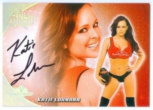 KATIE LOHMANN "AUTOGRAPH CARD" BENCHWARMER NATIONAL 2014