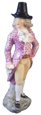 Antigua figura de porcelana del siglo XVIII Nápoles Real Fabbrica Ferdinandea Italia Foto 1 de 4