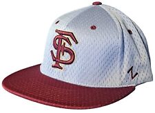 Florida State Seminoles FSU Hat Cap by Zephyr Stretch Fit Gray & Garnet Size M/L