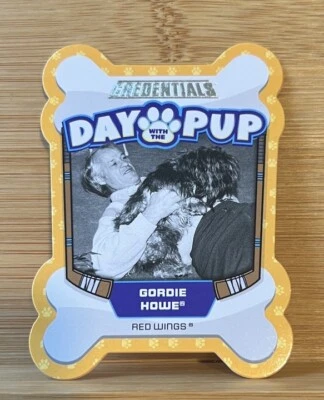 Gordie Howe 23/24 UD Credentials Day With The Pup #DWTP-11 Detroit Red Wings - Image 1 of 2