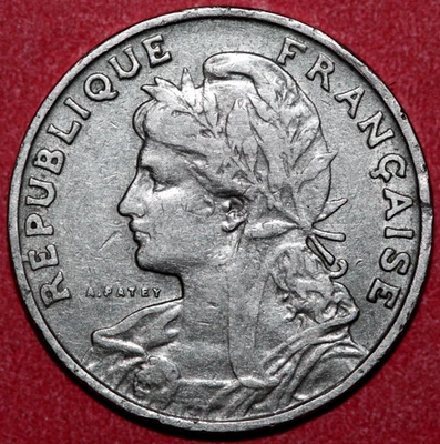 France  1903  25 centimes  Liberty -   Foreign Coin 24mm - Image 1 of 2