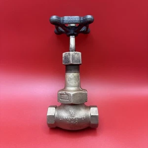 Vintage Lukenheimer 1/2”  150s 300 WOG Gate Valve-Never Installed/NOS - Picture 1 of 6