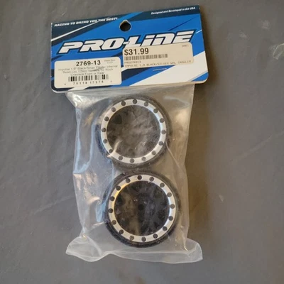 Pro-Line Impulse 1.9" Bead-Loc Wheels (Black/Silver) (2) - PRO2769-13 - Image 1 of 2
