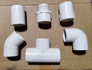 (28) 1 1/4" PVC Fittinge Sch 40 - Bild 1 von 3