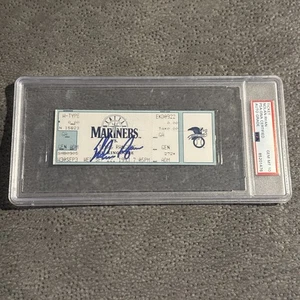 Nolan Ryan Signed Last Game Original Game Ticket (PSA | Autograph Grade 10) - Picture 1 of 10